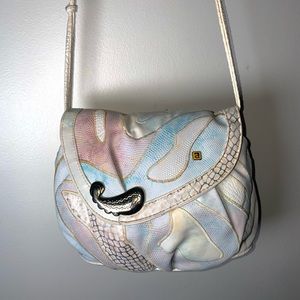 Vintage iridescent pastel Nas purse